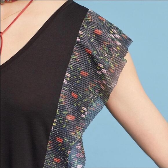 Anthropologie Vanessa Virginia Indak Flutter Top - Picture 3 of 10